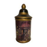 Old ceramic covered pot