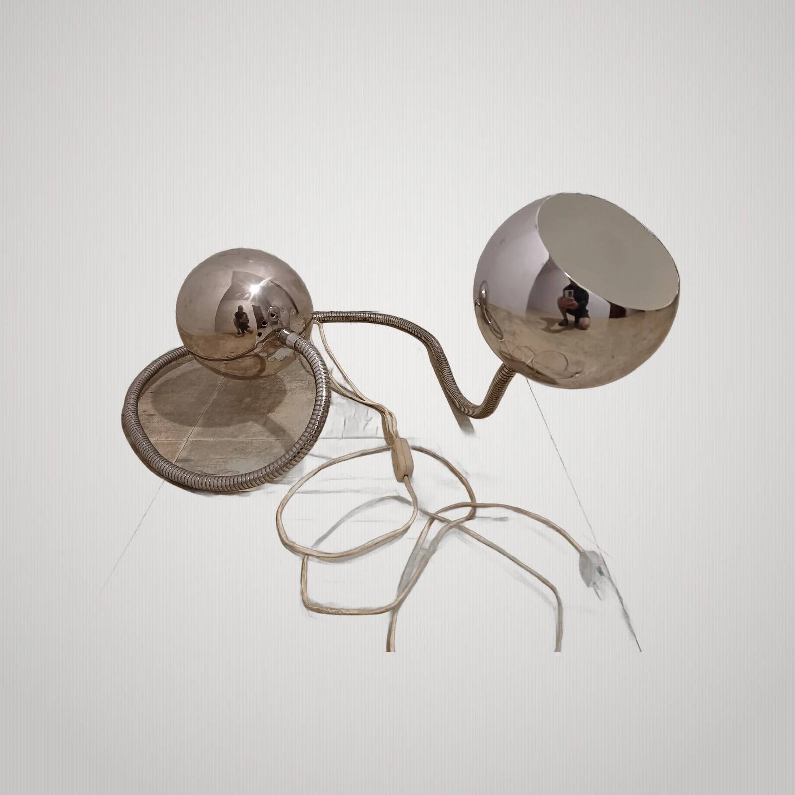 SERPENT LAMP GOFFREDO REGGIANI VINTAGE DESIGN ITALY IN ITS ORIGINAL CONDITION