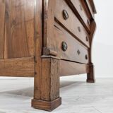 Commode en noyer style Empire
