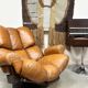 Vintage rare Koala lounge chair O.F. Blaha 1960s