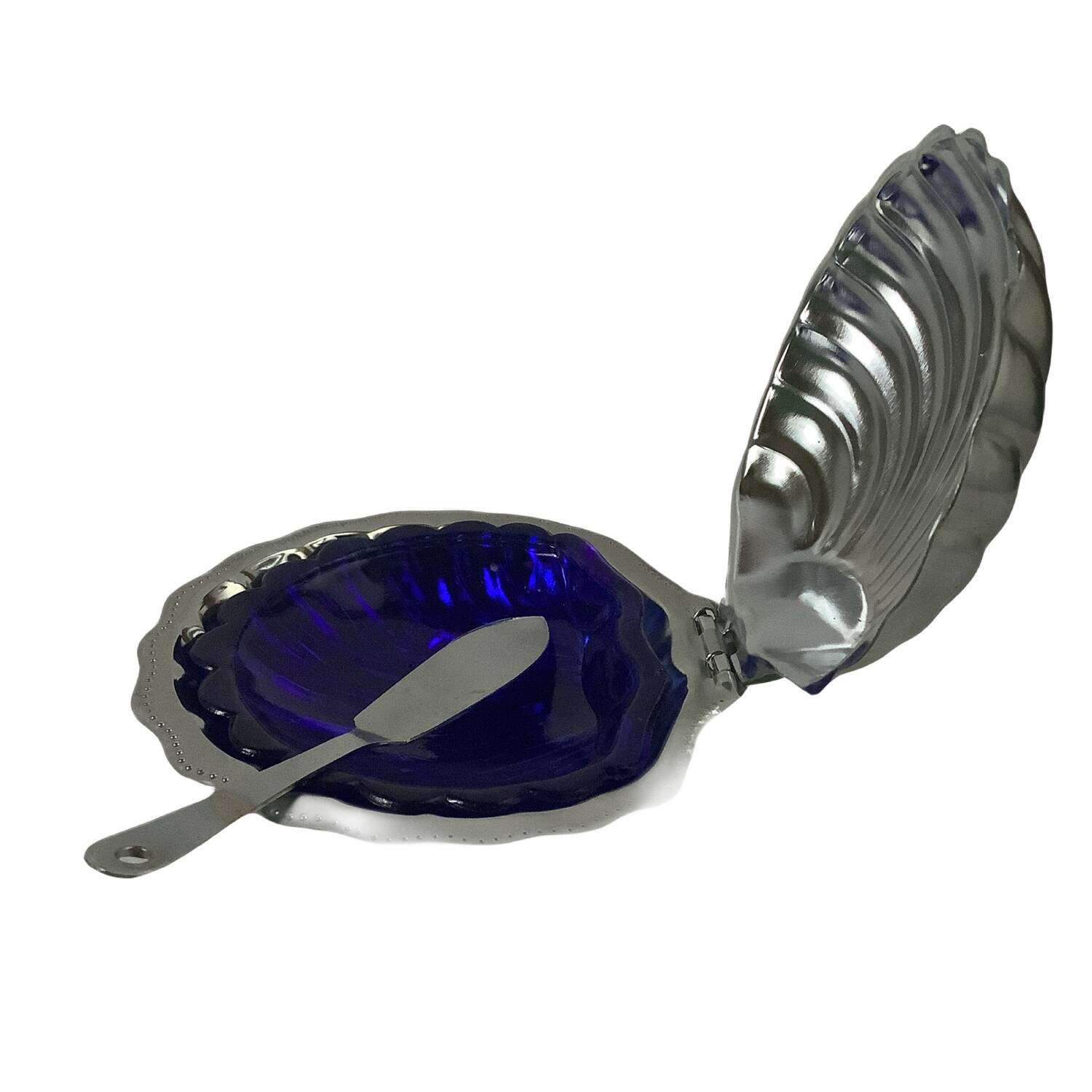 Vintage Shell Butter Dish – Art Deco Style