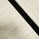 Series of 2 vintage travertine coffee tables published by Roche Bobois