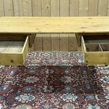 Early 20th century flat desk in fir
