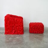Senzafine armchair and pouf by Gaetano Pesce
