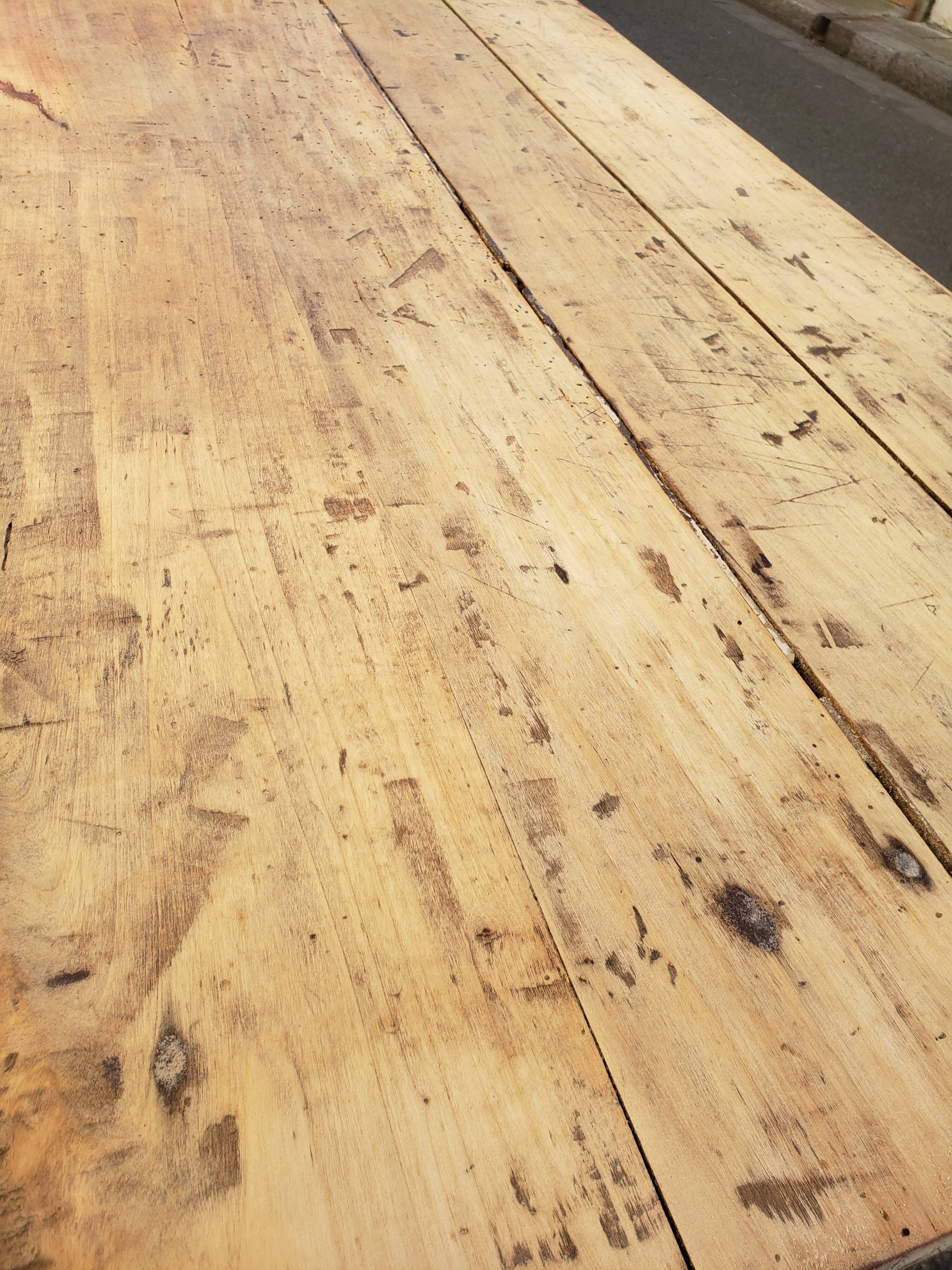 Farm table or "hiss" desk