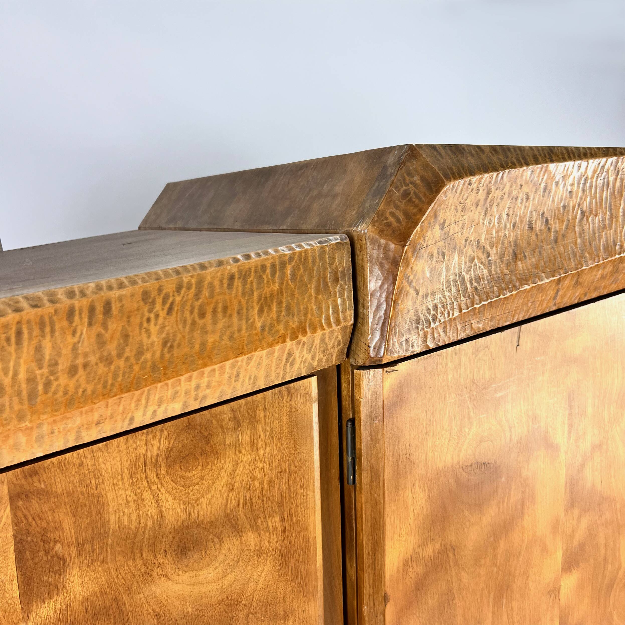 Anthroposophical Handmade Wardrobe, Netherlands, 1940s