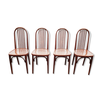 Vintage retro wooden chairs