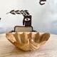 Coupe bénitier ancienne en bois sculpté