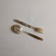 Horn serving cutlery
