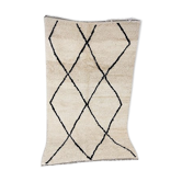 251x143cm Moroccan Berbere Carpet Beni Ourain