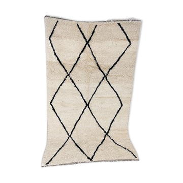 251x143cm Moroccan Berbere Carpet Beni Ourain