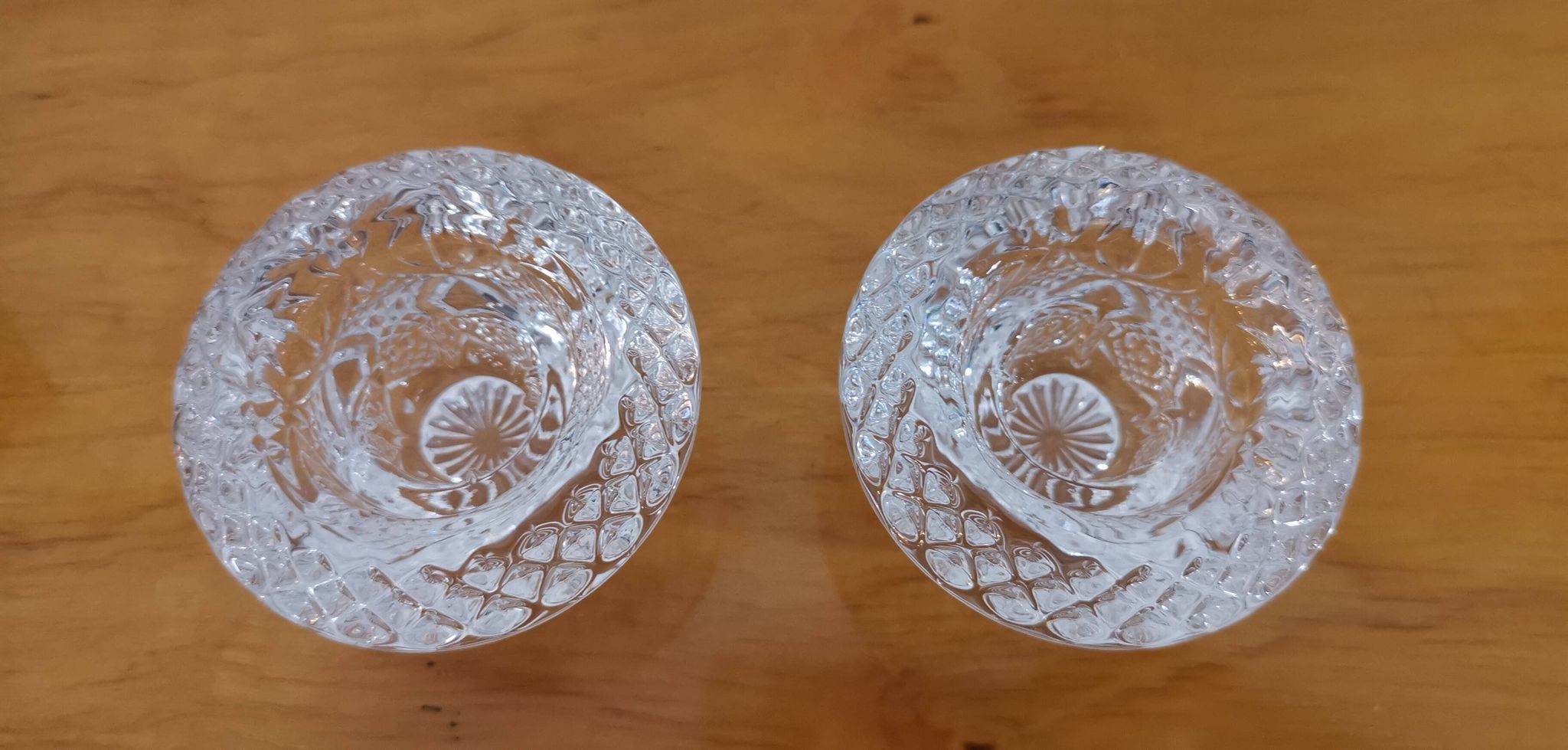 Ensemble de bougeoirs Cristal D’Arques Fontenay