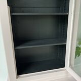 Vitrine haute rose poudrée