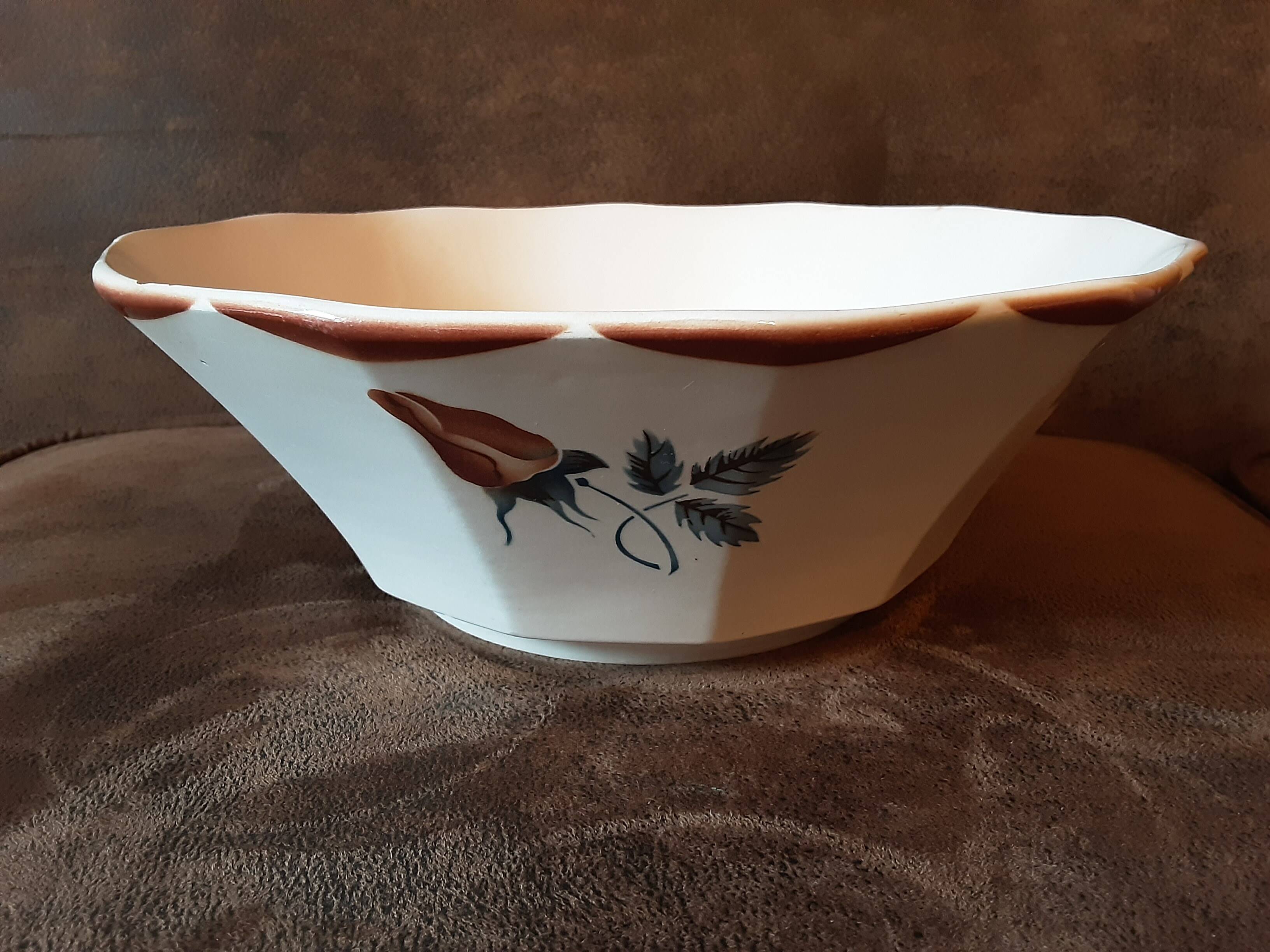 Digoin Sarreguemines salad bowl