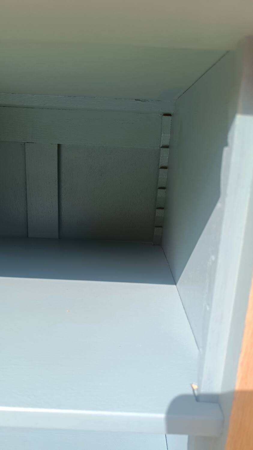 Vintage wooden buffet refurbished – 1 door and 4 drawers