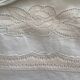 Parure drap ancien à 2 teintes rare