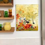 Huile sur toile vintage