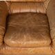Vintage 20thc pair of italian leather lounge chairs by rossi di albizzate
