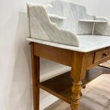 Dressing table - Louis Philippe dressing table marble and wood