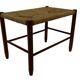 Vintage Stool Danish Papercord Rope Stool Mid Century Ottoman