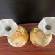 Pair of Art Nouveau vases by Robert Hanke in porcelain.