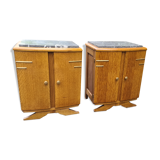 Art Deco bedside pair 1960