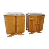 Art Deco bedside pair 1960