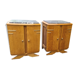 Art Deco bedside pair 1960