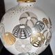 Longwy Enamels Large Colonial Sphere: SEA URCHIN