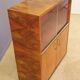 Showcase in blond walnut