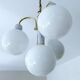 Suspension vintage en verre cascade