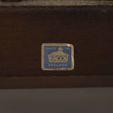 VINTAGE WOODEN SOFA FROM THE 1960S DESIGNED BY L. ERCOLANI FOR ERCOL