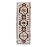 Vintage Turkish hallway rug 117x368 cm