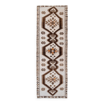 Vintage Turkish hallway rug 117x368 cm