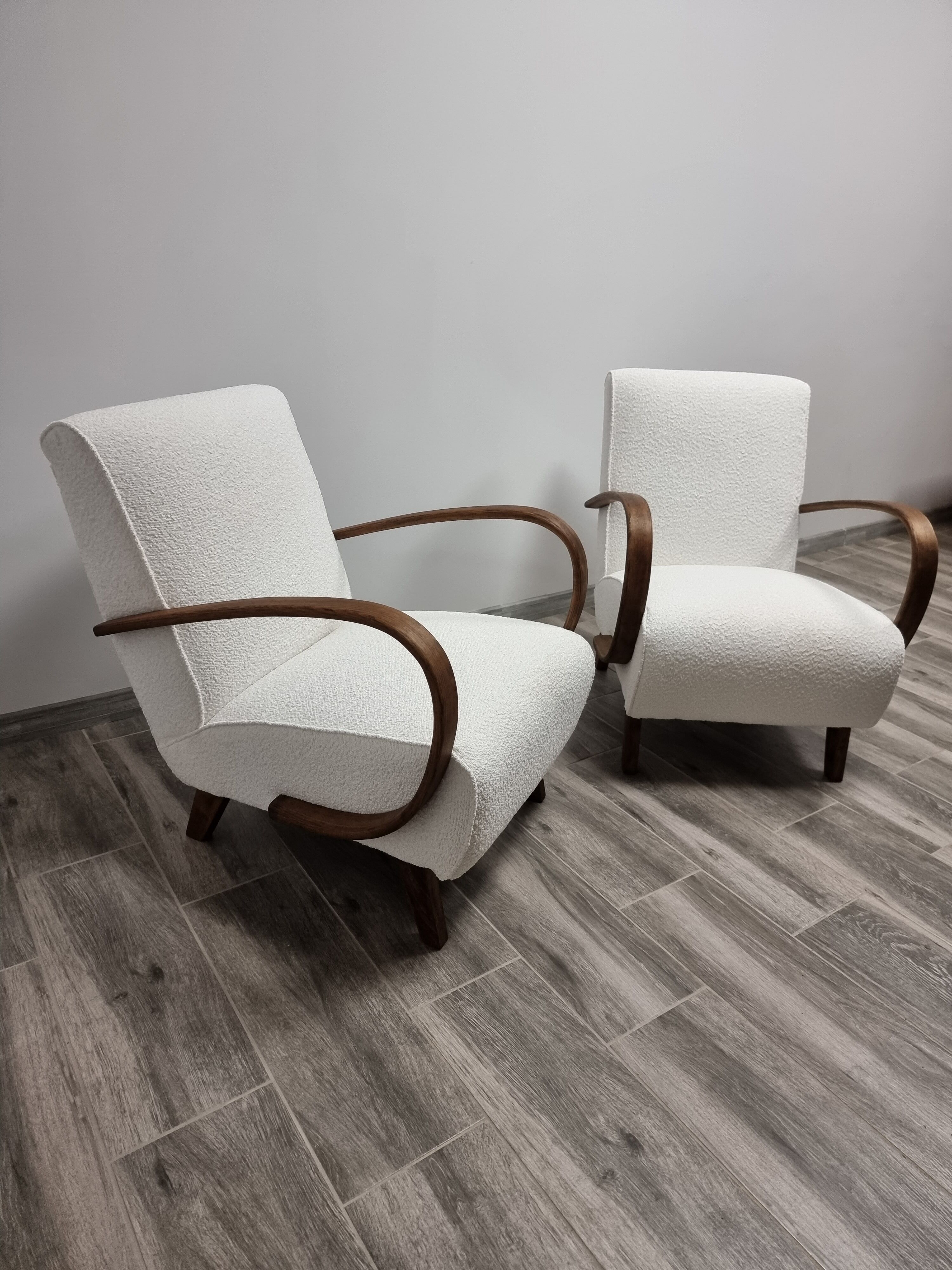 pair of armchairs by Jindrich Halabala