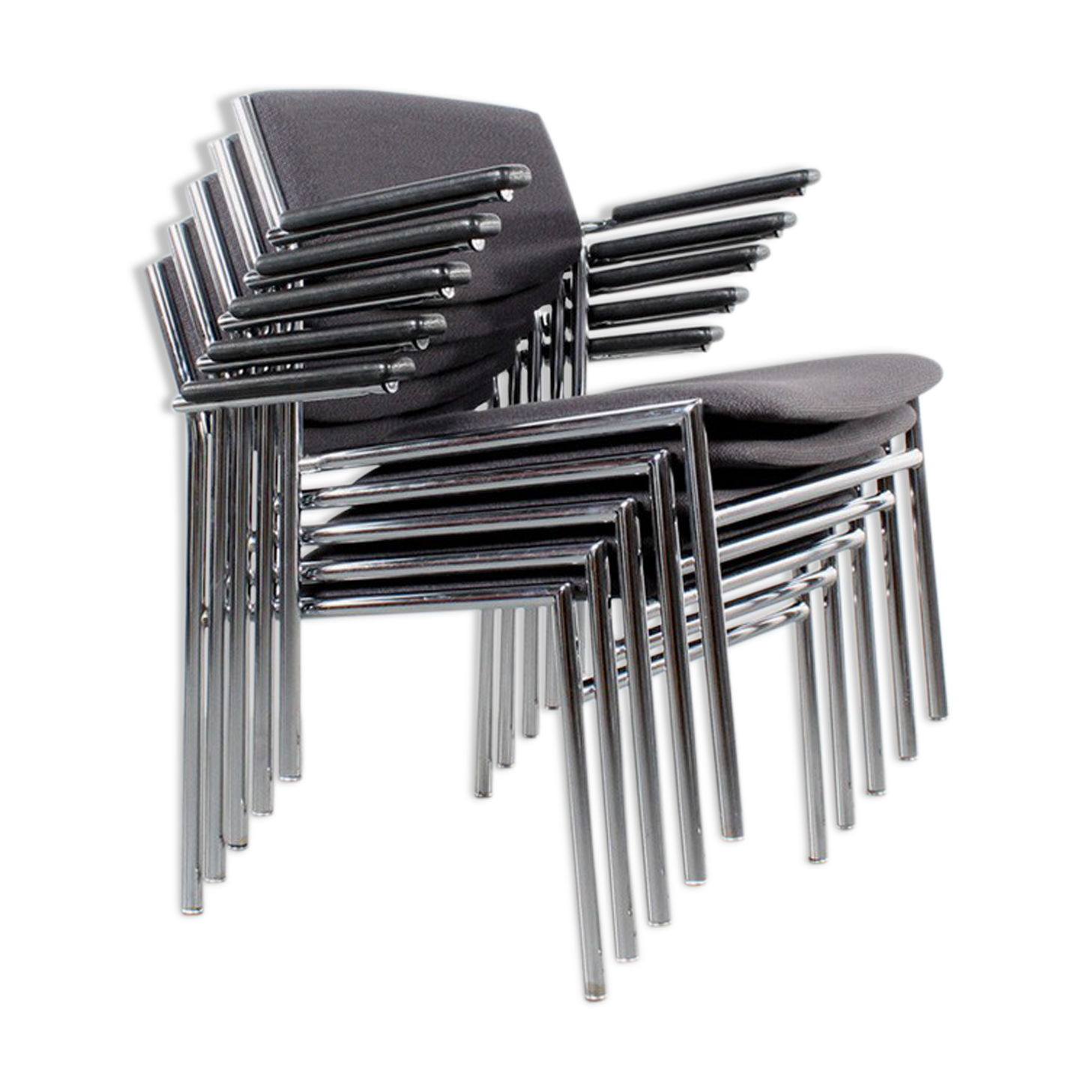 Stackable lounge armchairs by Gijs van der Sluis