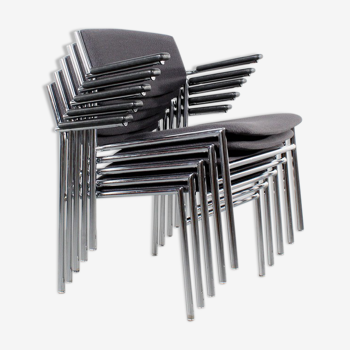 Stackable lounge armchairs by Gijs van der Sluis