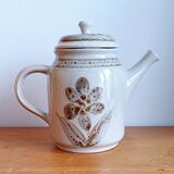 Cafetière ancienne en grès artisanal