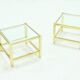 Set of 2 regency style side tables 1970s
