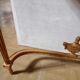 Console en bois doré et marbre style Louis XVl