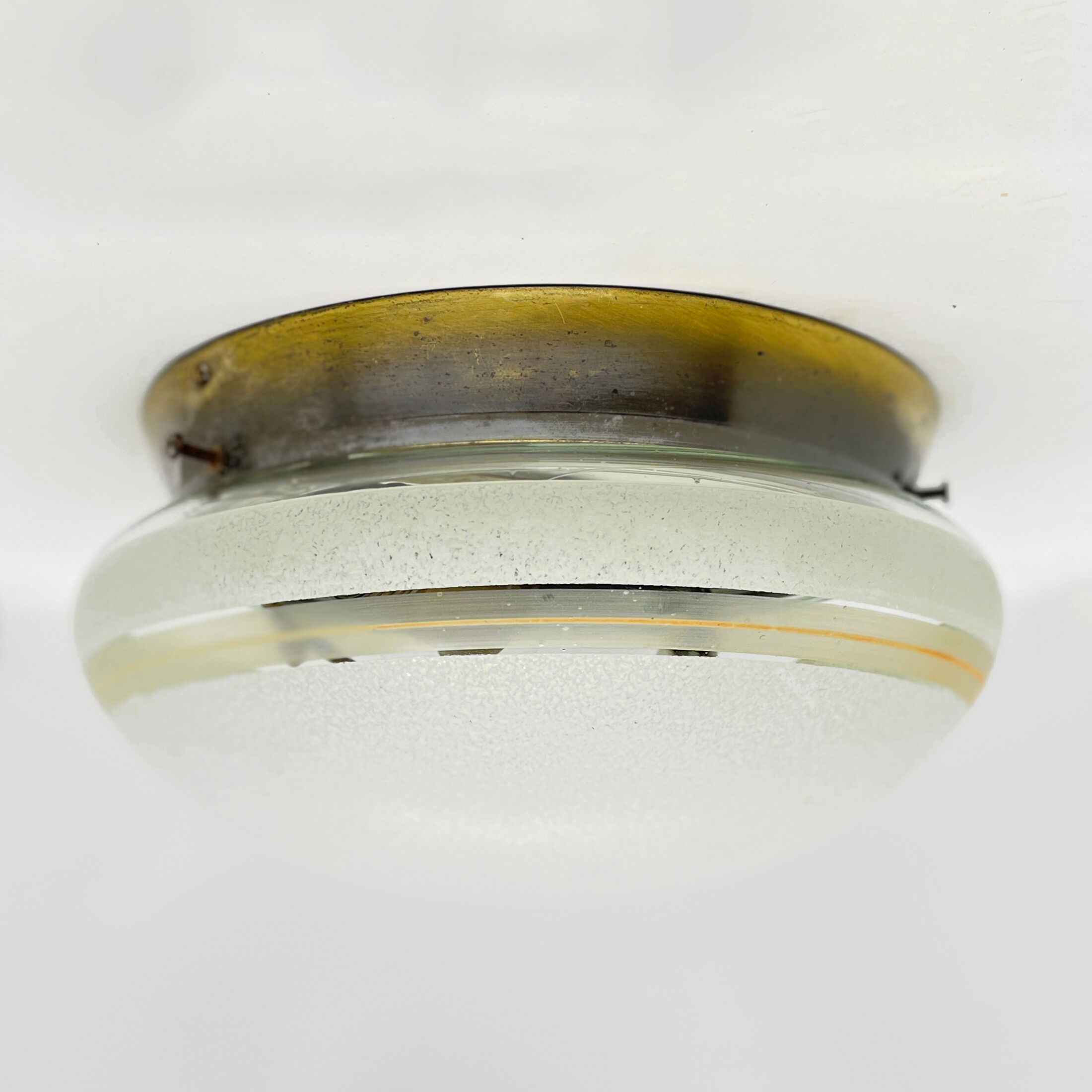 Plafon lamp art deco Meissen, Germany, 1940s