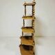 Large corner shelf in turned wood, Napoleon III style.
