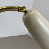 Tripod kalmar stilnovo style hollywood regency table lamp in brass, austria, 1950s