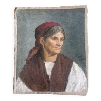 Pastel on paper 1906