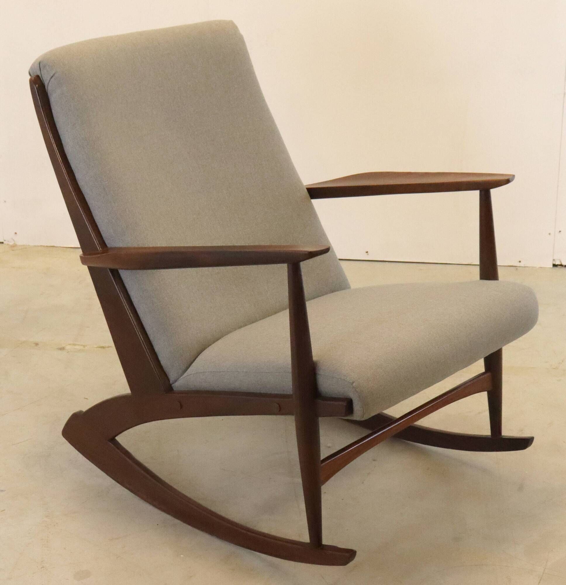 Danish design classic Cube boomerang rocking chair by Søren Georg Jensen