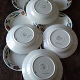 Lot 10 deep plates Longchamp Christiane