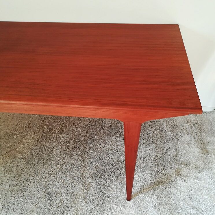 Scandinavian style teak table