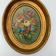 Lot miniature paintings floral decoration 1920