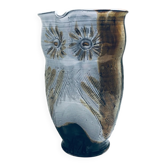 Vintage Studio Art Pottery Owl Decanter Jug by Tavares, 1970s