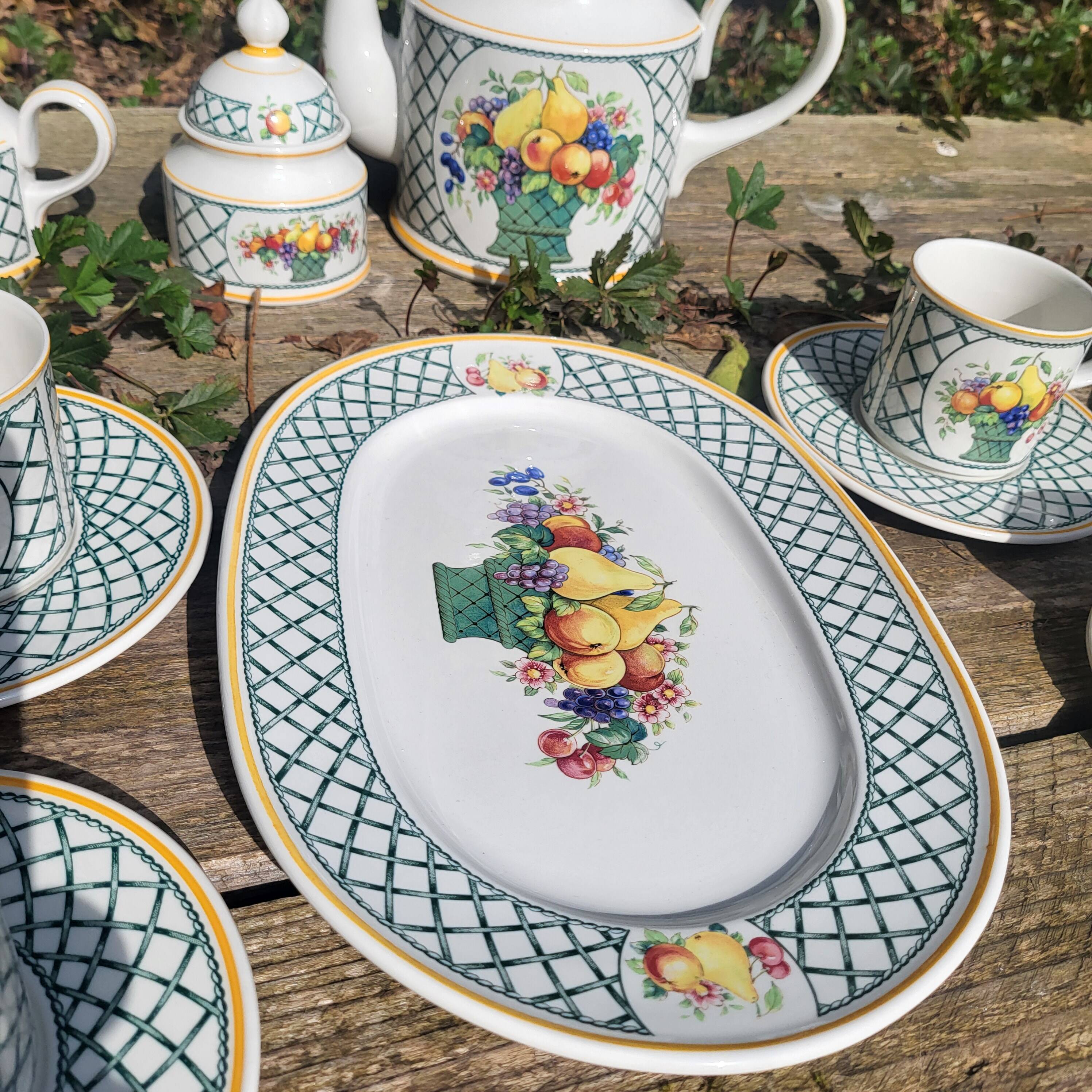 Service à café Villeroy et Boch, série Basket
